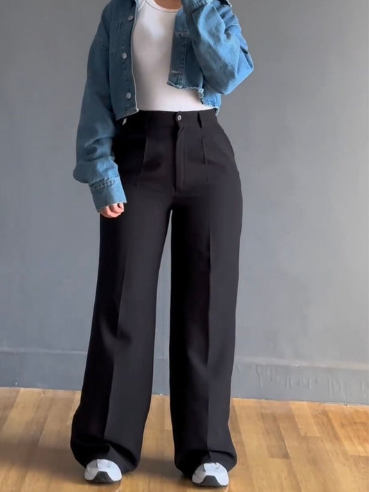 Classic wide leg pants