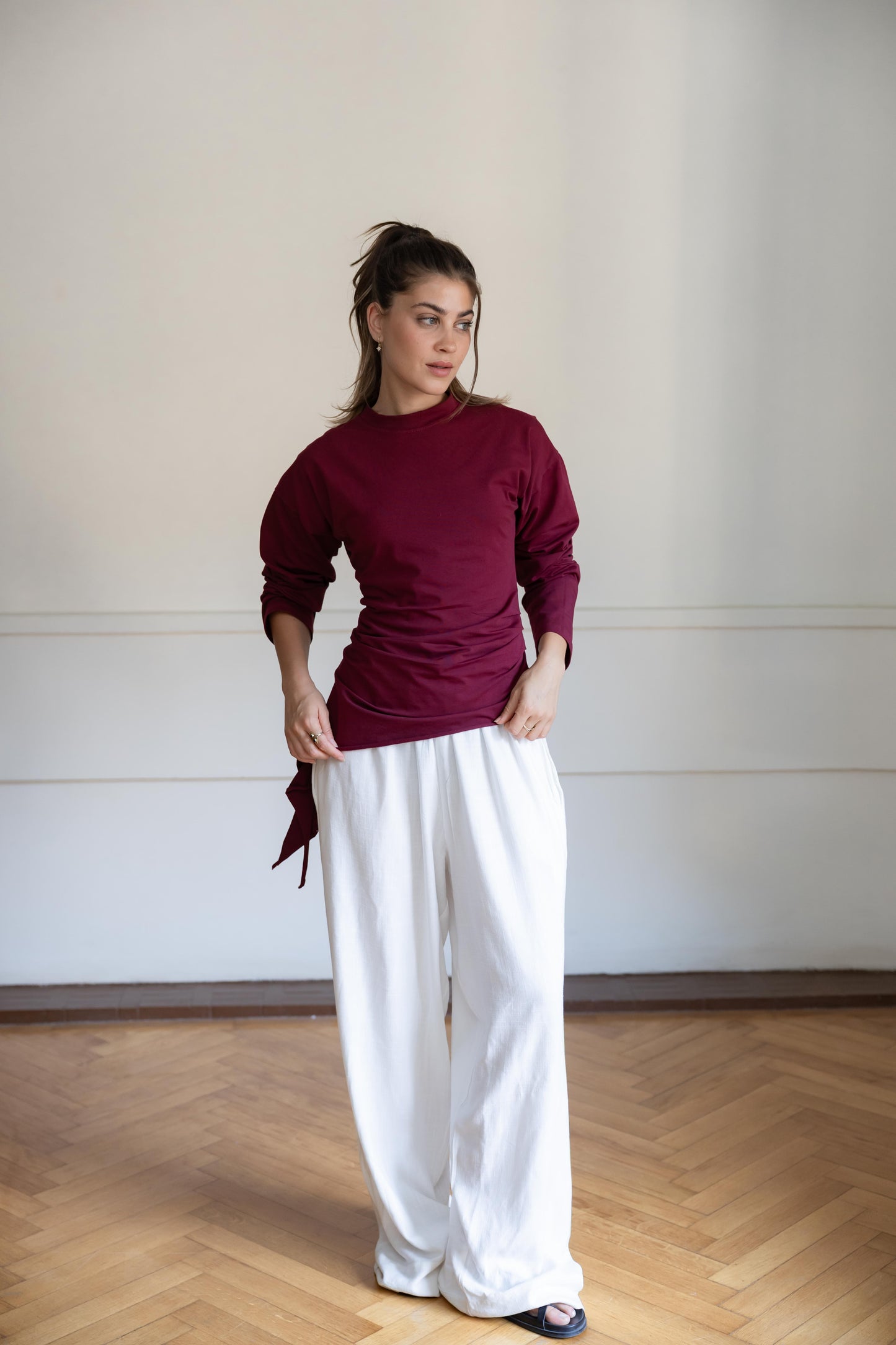 Draped Blouse