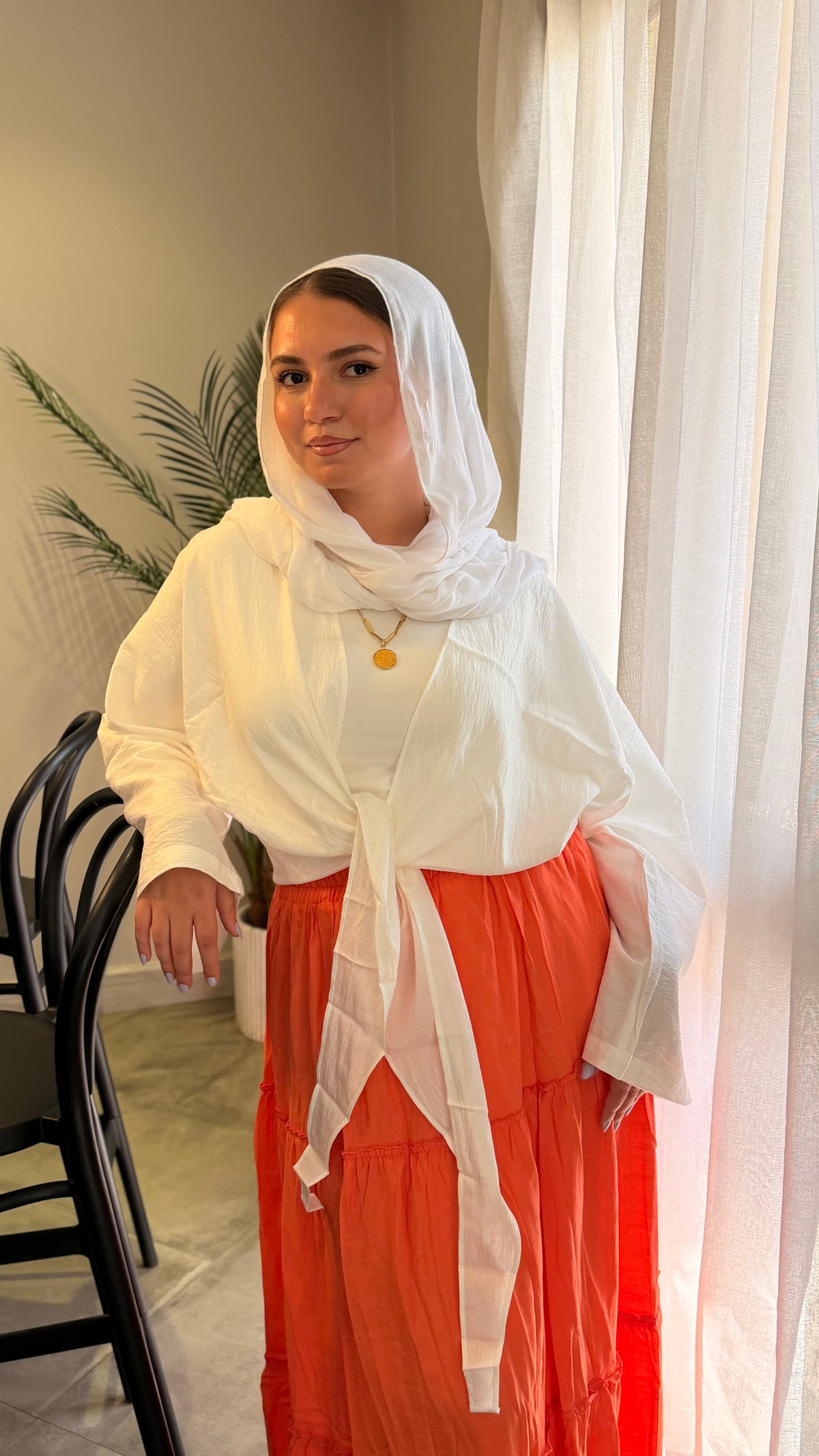 Wrap blouse