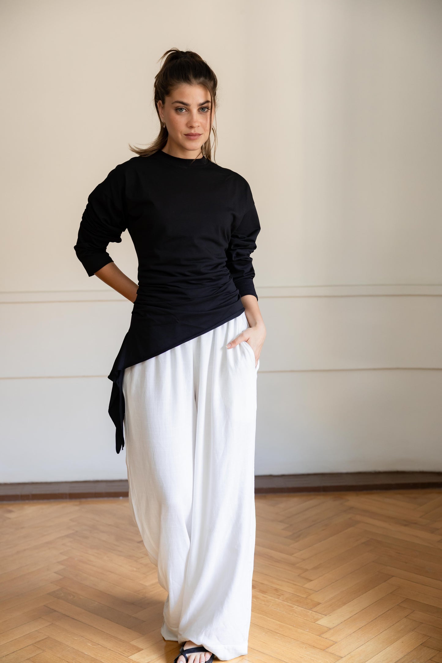 Draped Blouse