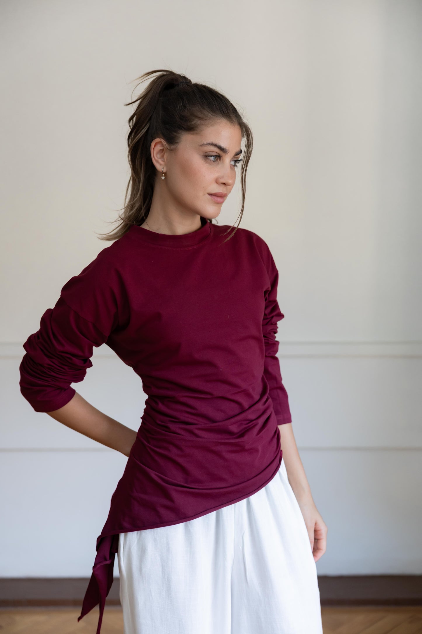 Draped Blouse