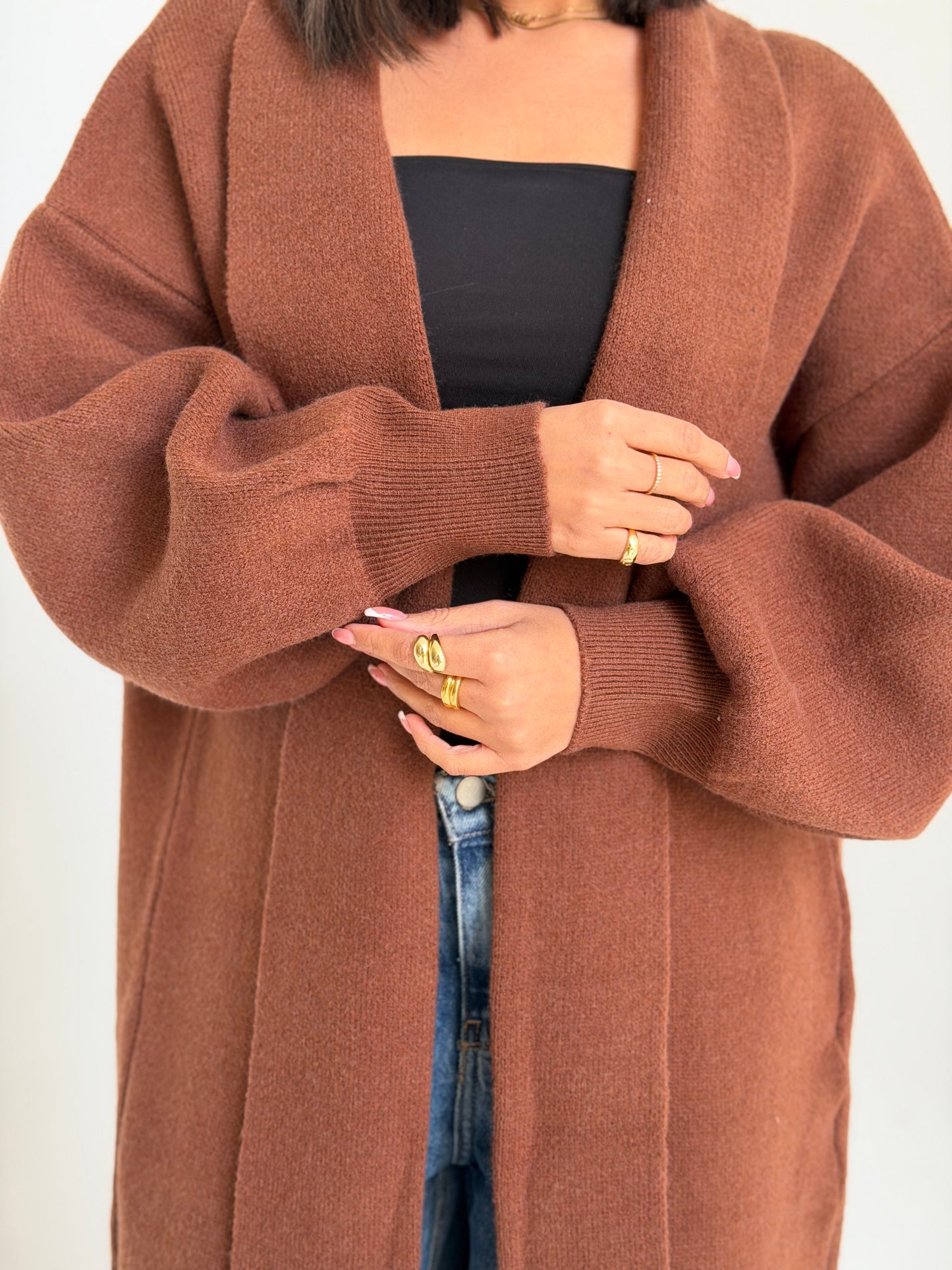 Mocha cardigan
