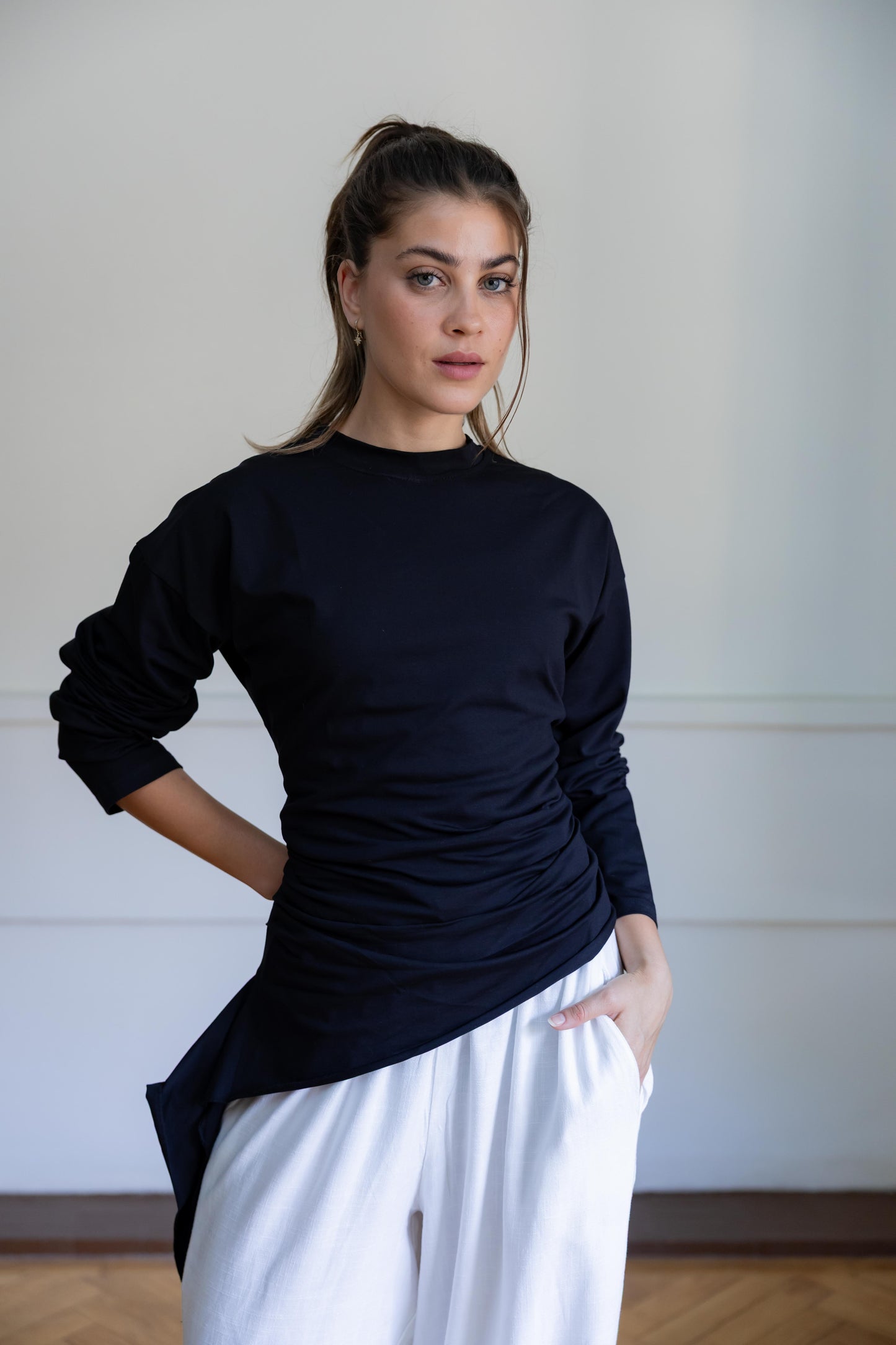 Draped Blouse