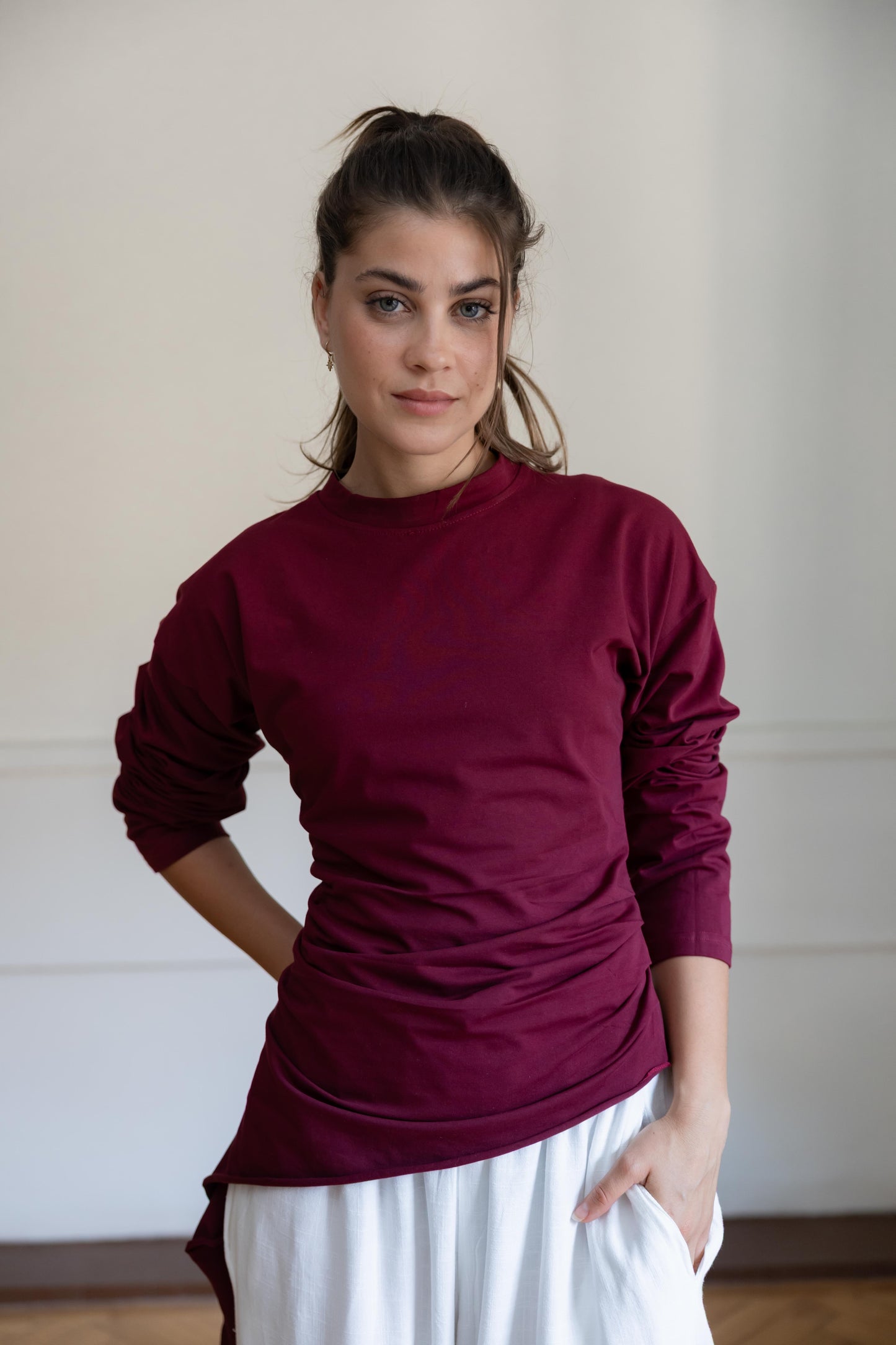 Draped Blouse