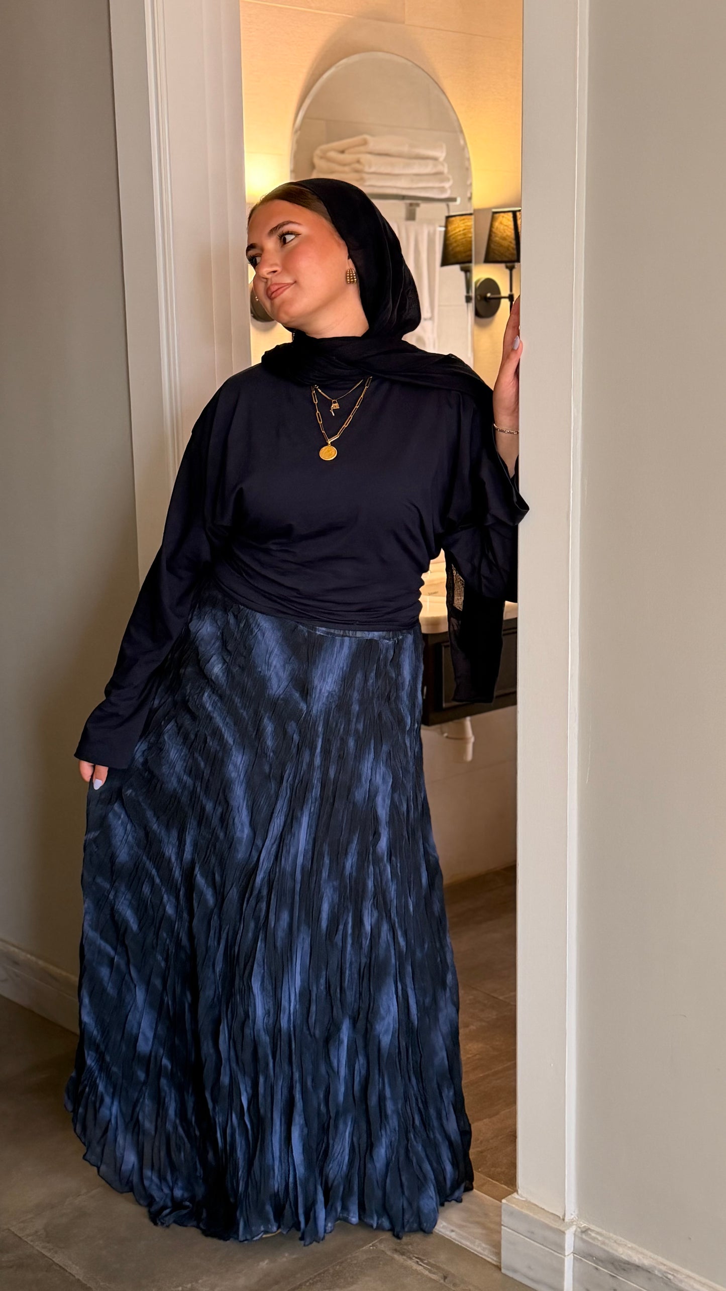 Crinkle skirt