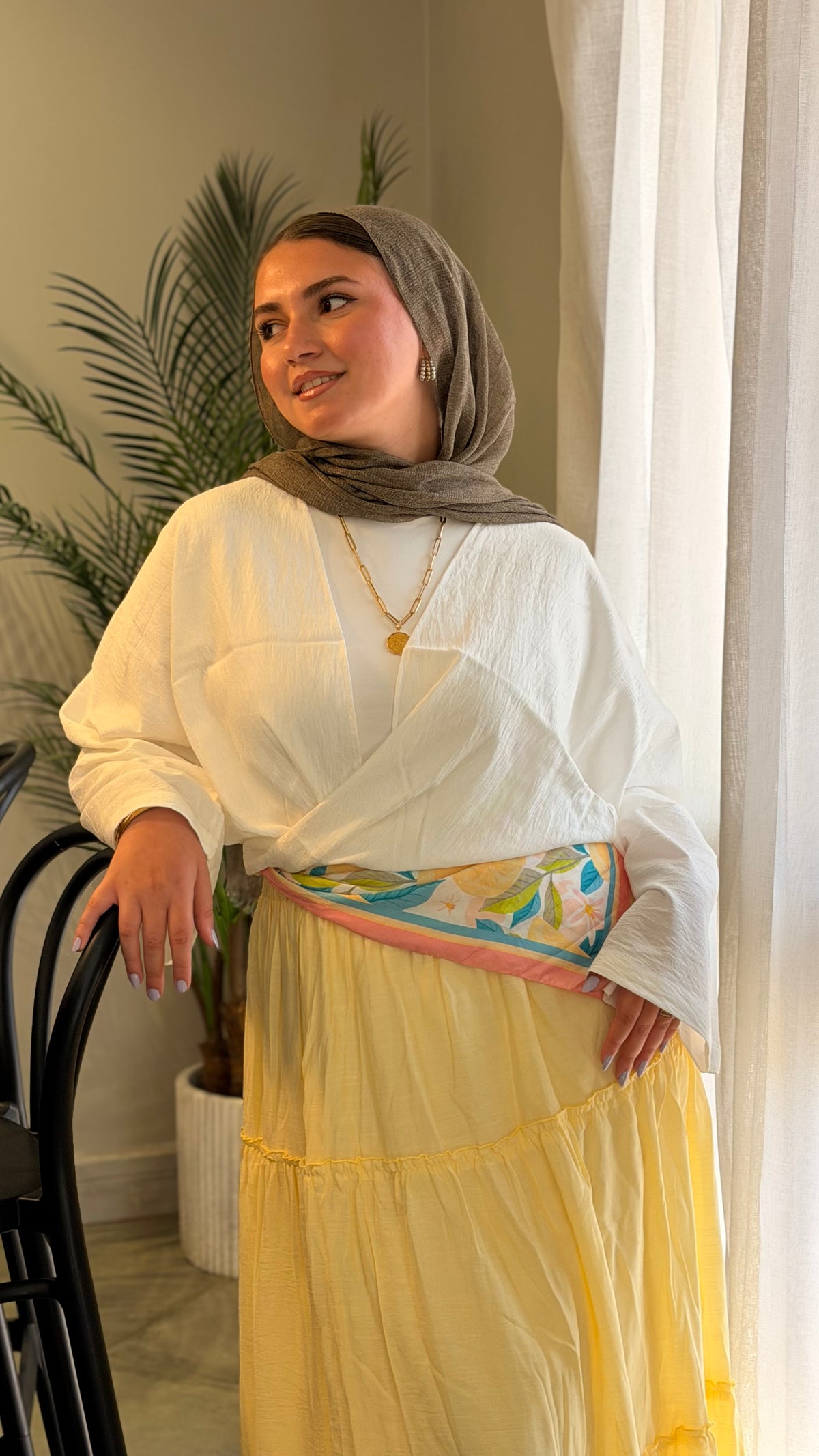 Wrap blouse